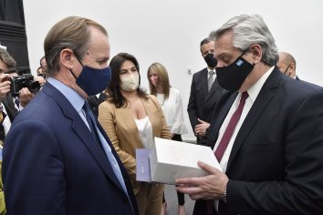 Gustavo Bordet es “un buen dirigente y un buen gobernador” dijo Alberto Fernández