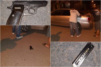 Secuestraron un arma, un auto y detuvieron a cuatro personas