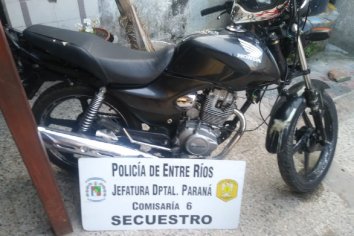 Secuestraron una moto e iniciaron una causa por resistencia a la autoridad