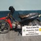 Secuestraron una moto sin patente