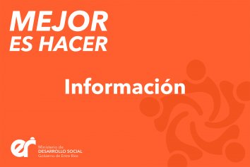 Desarrollo Social extendió hasta el 5 de octubre la entrega de proyectos de Mejor es Hacer