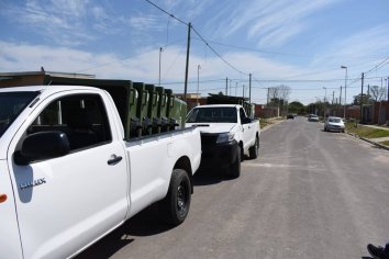 Distribuyeron más contenedores en distintos sectores de la ciudad