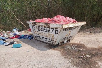 Se supo quién dejó el volquete con 500 kilos de carne podrida en el Parque