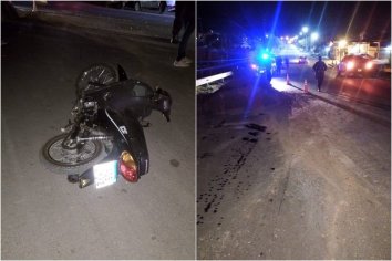Joven chocó dos autos