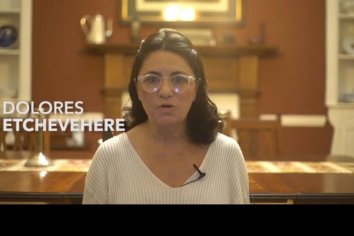 Dolores Etchevehere denuncia amenazas e interpela a García y a Bordet