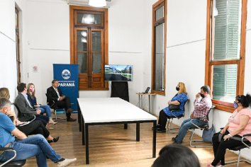 Bahl compartió con vecinos el proyecto de repavimentación, ensanche y desagües en avenida Rondeau