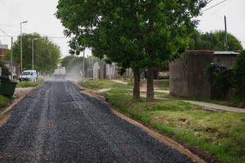 Mejoras en calles de la Vecinal 6 de Febrero
