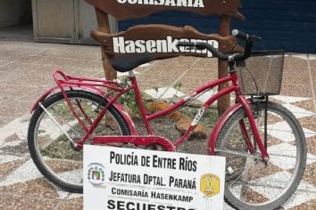 Recuperaron una bicicleta que había sido sustraída