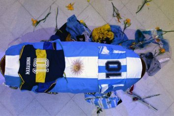 El pueblo despide a Maradona en Casa Rosada