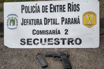 Detuvieron a un hombre con un arma de fuego