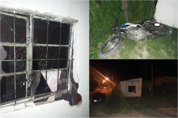 Joven está internado grave tras chocar contra la pared de una vivienda