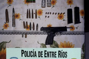Secuestraron cartuchos y armas involucradas en un hecho delictivo
