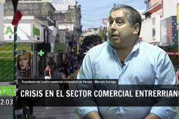 Quiroga: “400 comercios cerraron entre el micro y macrocentro".