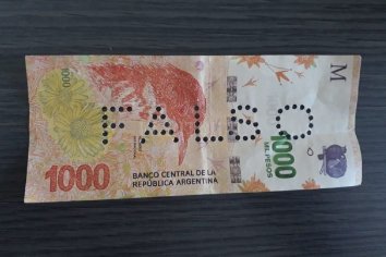 Alerta por la aparición de billetes falsos de 1000 pesos