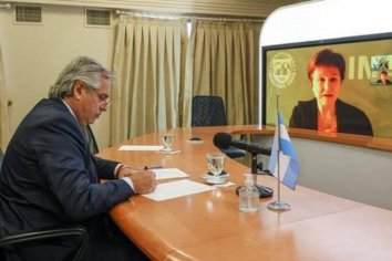 Alberto Fernández se reunirá con Kristalina Georgieva en Roma