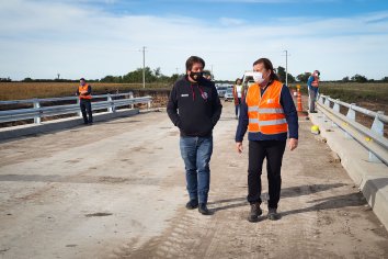El enripiado del camino Bovril-El Solar presenta un 68 por ciento de avance