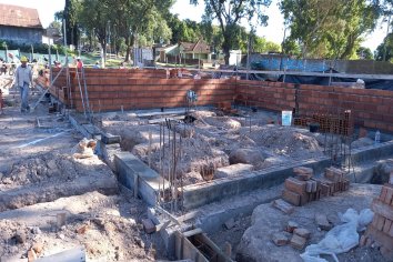 Avanza la construcción del nuevo edificio para la escuela Bazán y Bustos de Paraná