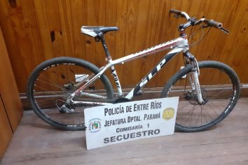 Se trasladaba en una bici que no pudo acreditar pertenencia