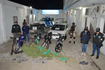 Secuestraron vehículos, plantas y dinero en allanamientos por narcomenudeo