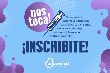 Convocan a los jóvenes entrerrianos mayores de 18 a vacunarse contra el Covid-19
