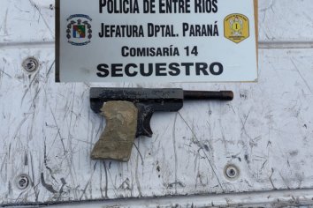 Secuestraron un arma involucrada en un hecho delictivo