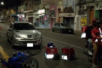 Alcoholizado chocó una moto