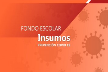 Destinaron recursos a escuelas para adquirir insumos para medidas preventivas contra el Covid