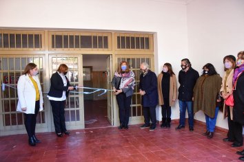 Inauguran la restauración de los talleres del complejo Eva Perón