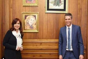 El precandidato Enrique Cresto se reunió con la vicepresidenta Cristina Kirchner