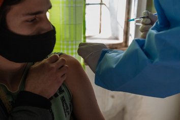 Se realizó una jornada abierta de vacunación contra el Covid-19 en Crespo
