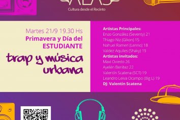 Trap y música urbana en el Ciclo Alas