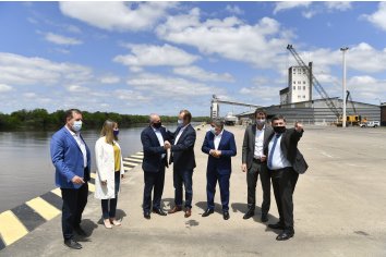 Entre Ríos recibe el apoyo de la Nación para ampliar la exportación con contenedores desde Concepción del Uruguay