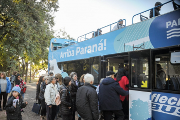 Este viernes continúan los recorridos gratuitos del Paraná Bus Turístico