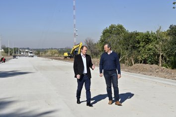 “Hay un gran desarrollo de la obra pública en toda la provincia”, aseguró Bordet