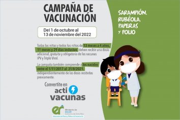 Inició la Campaña Nacional de Vacunación