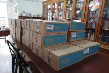 Comenzó la distribución de Libros para Aprender en Entre Ríos