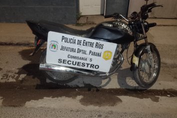 Secuestraron una moto con documentación apócrifa