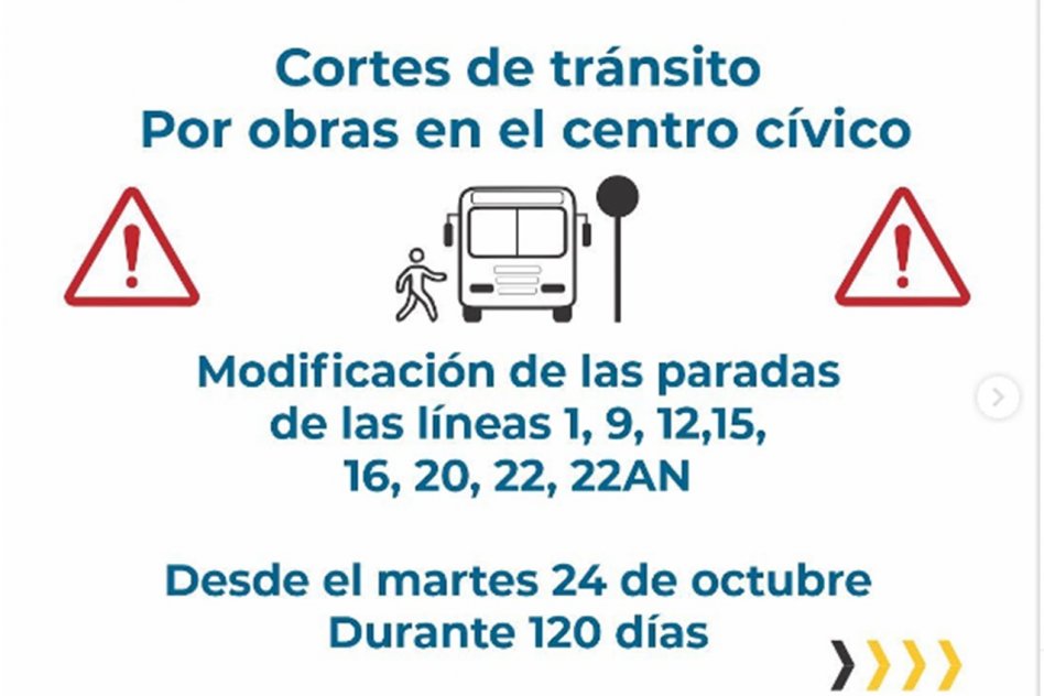 Por obras, habrá modificación en las paradas de colectivos - Noticias ...