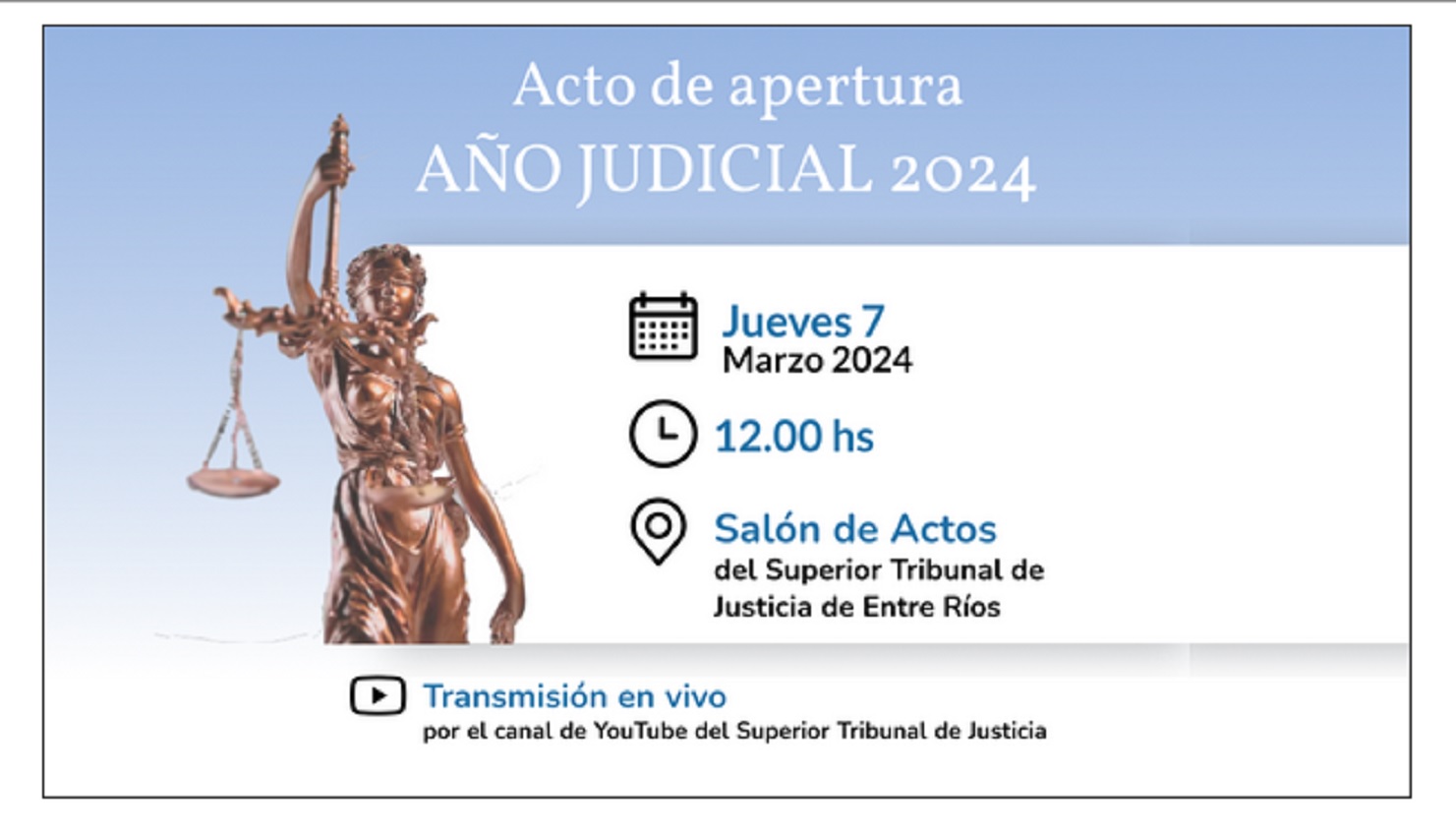 El Superior Tribunal de Justicia dará inicio formal al Año Judicial ...