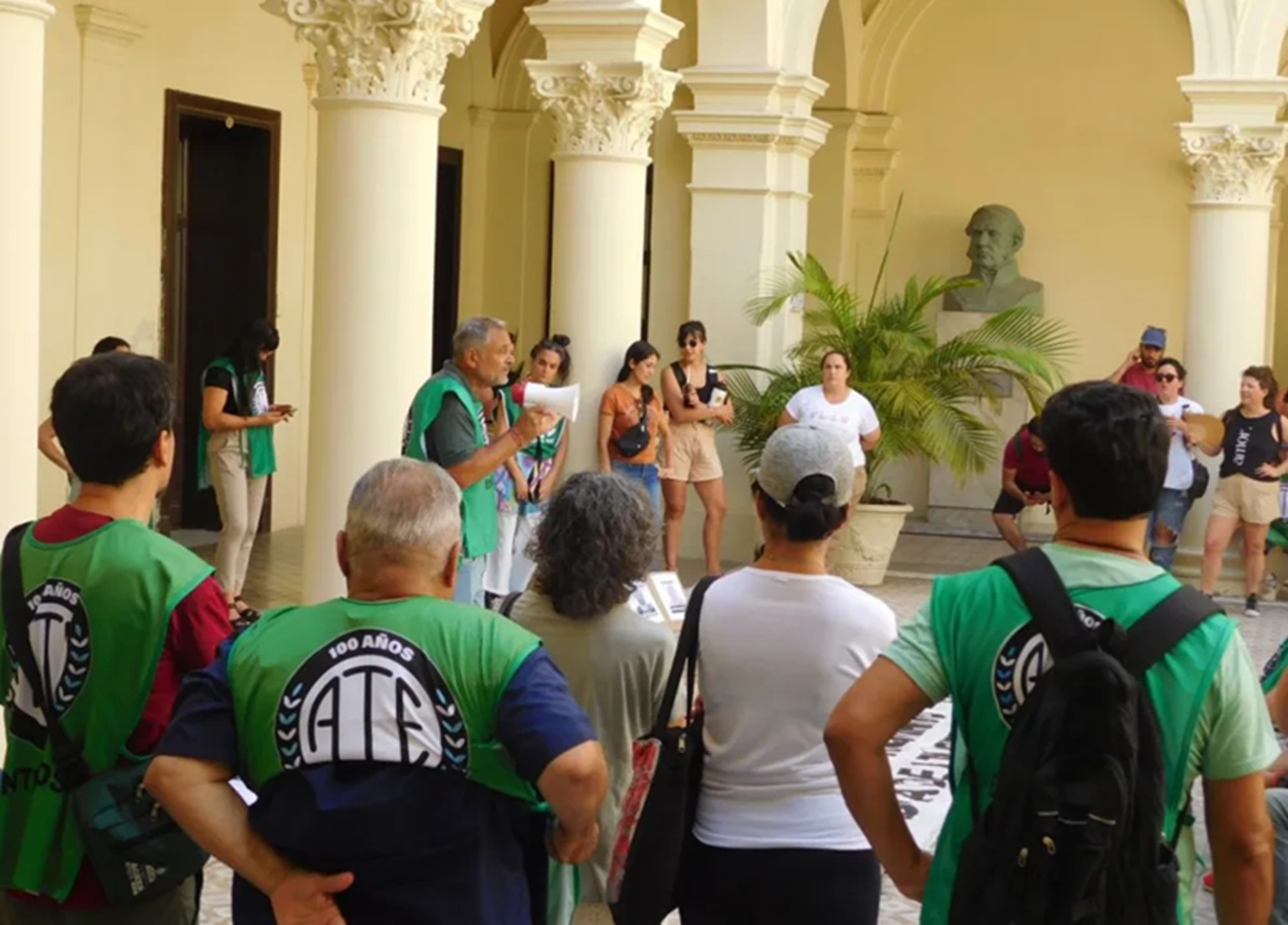 ATE retoma el plan de lucha: movilización por paritarias y estabilidad laboral