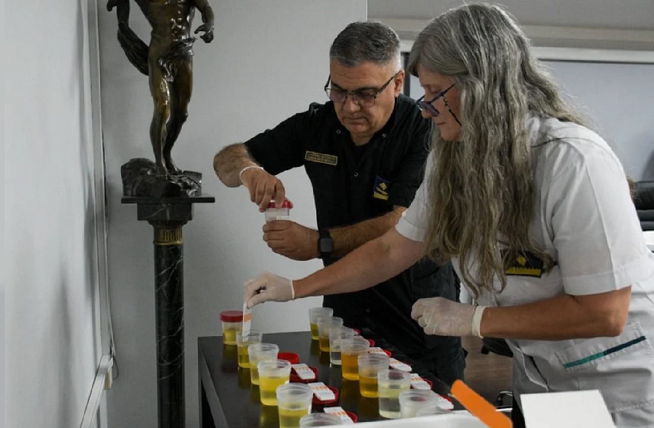 Narcotest para las máximas autoridades de la Policía de Córdoba