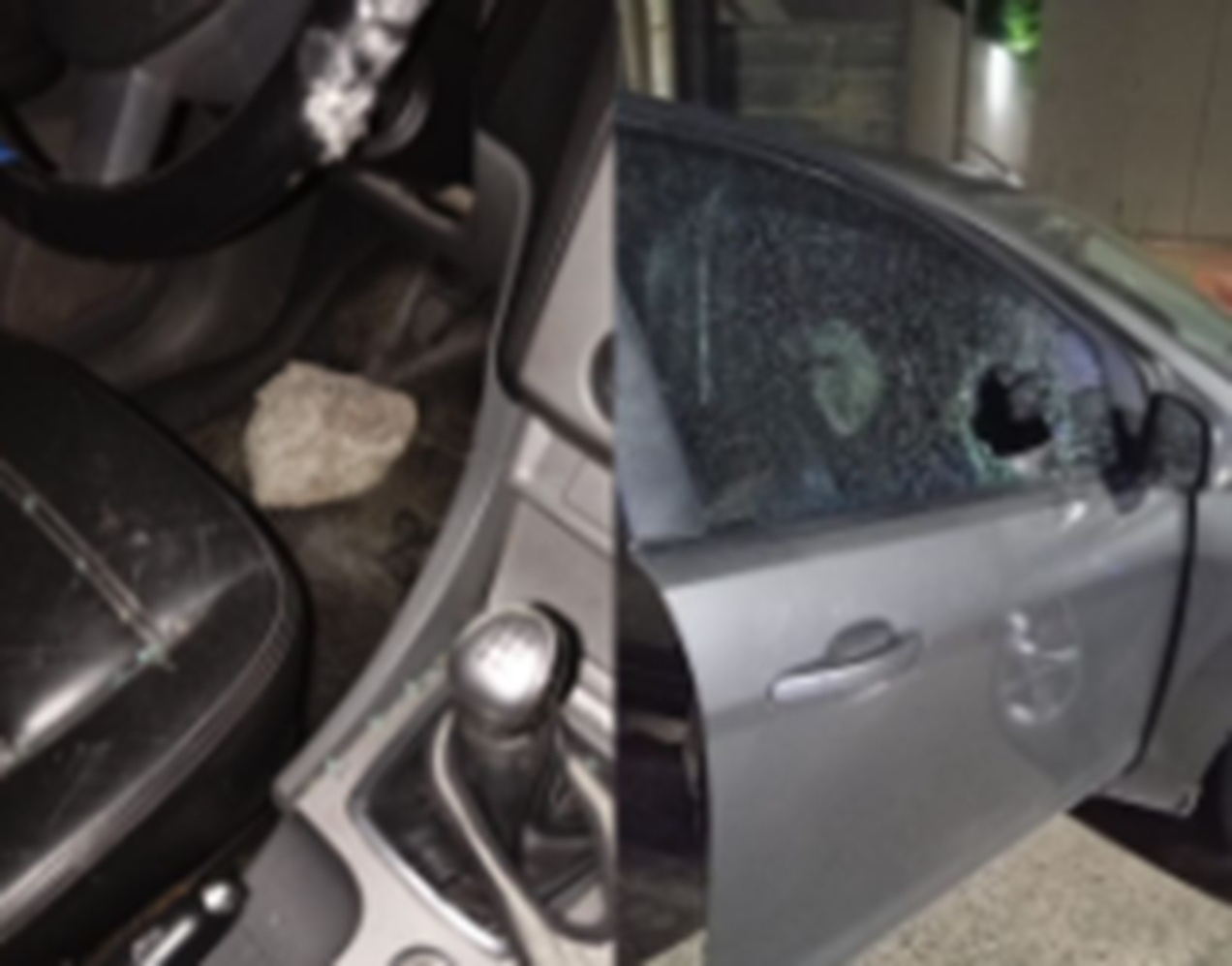 Dañó con una piedra un vehículo y fue detenido