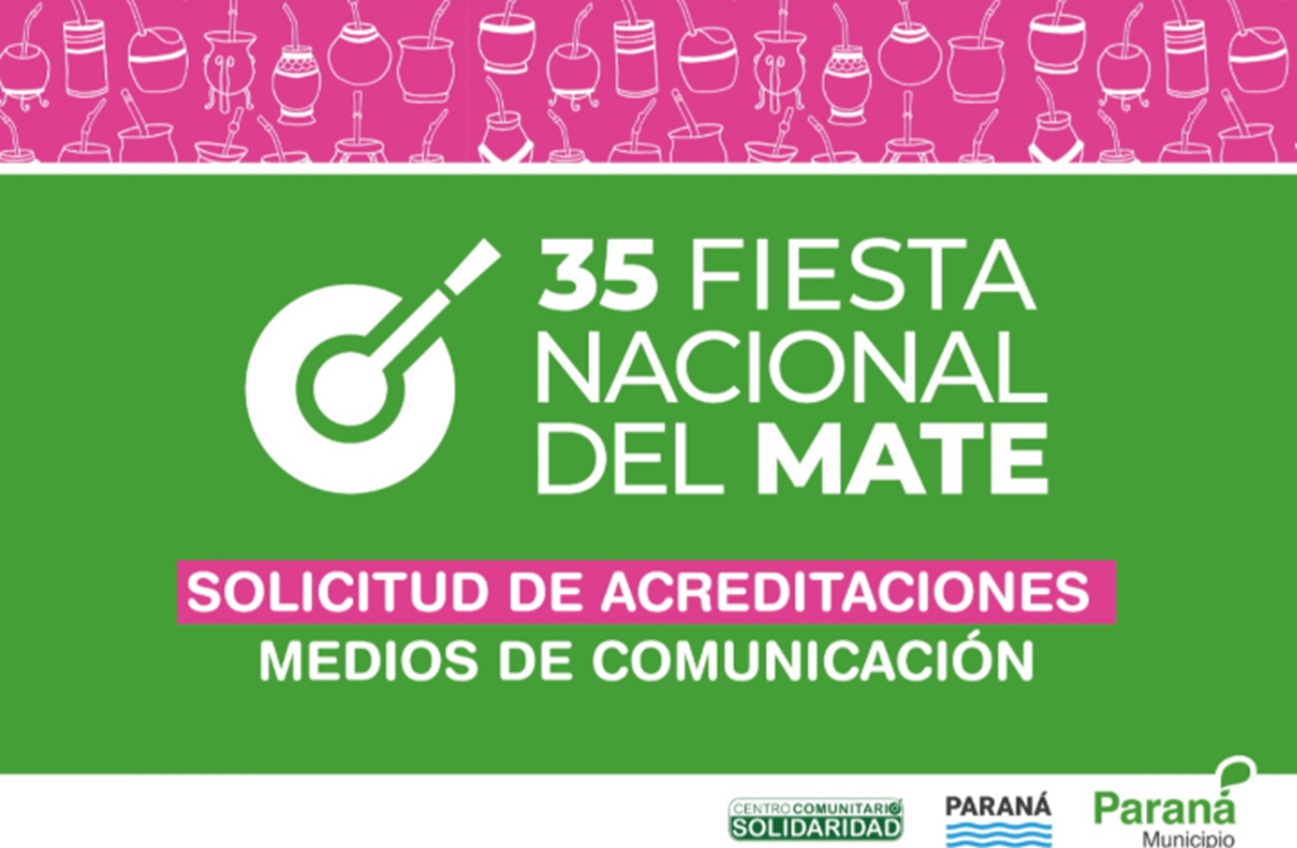 Fiesta Nacional del Mate: está abierta la acreditación para medios