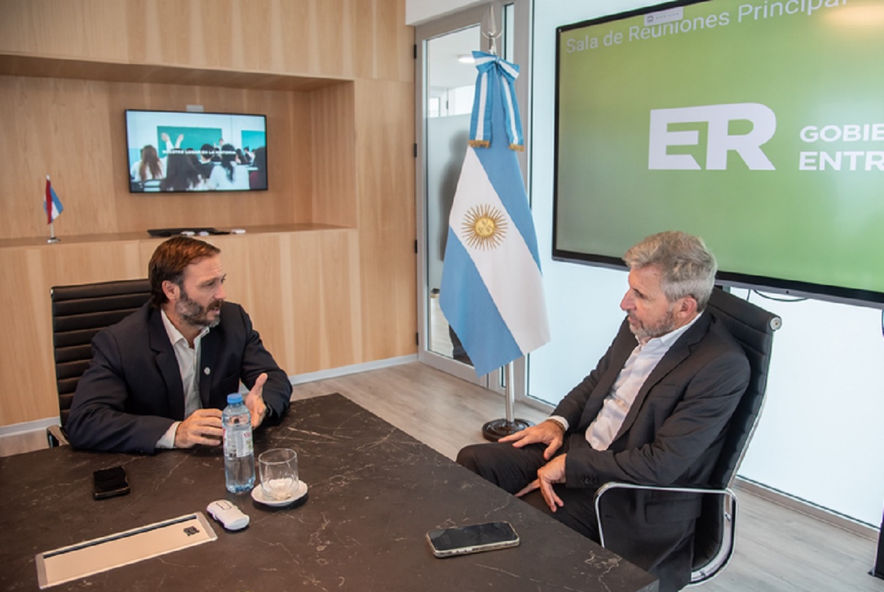 Frigerio y Azcué repasaron obras y coordinaron políticas conjuntas para Concordia