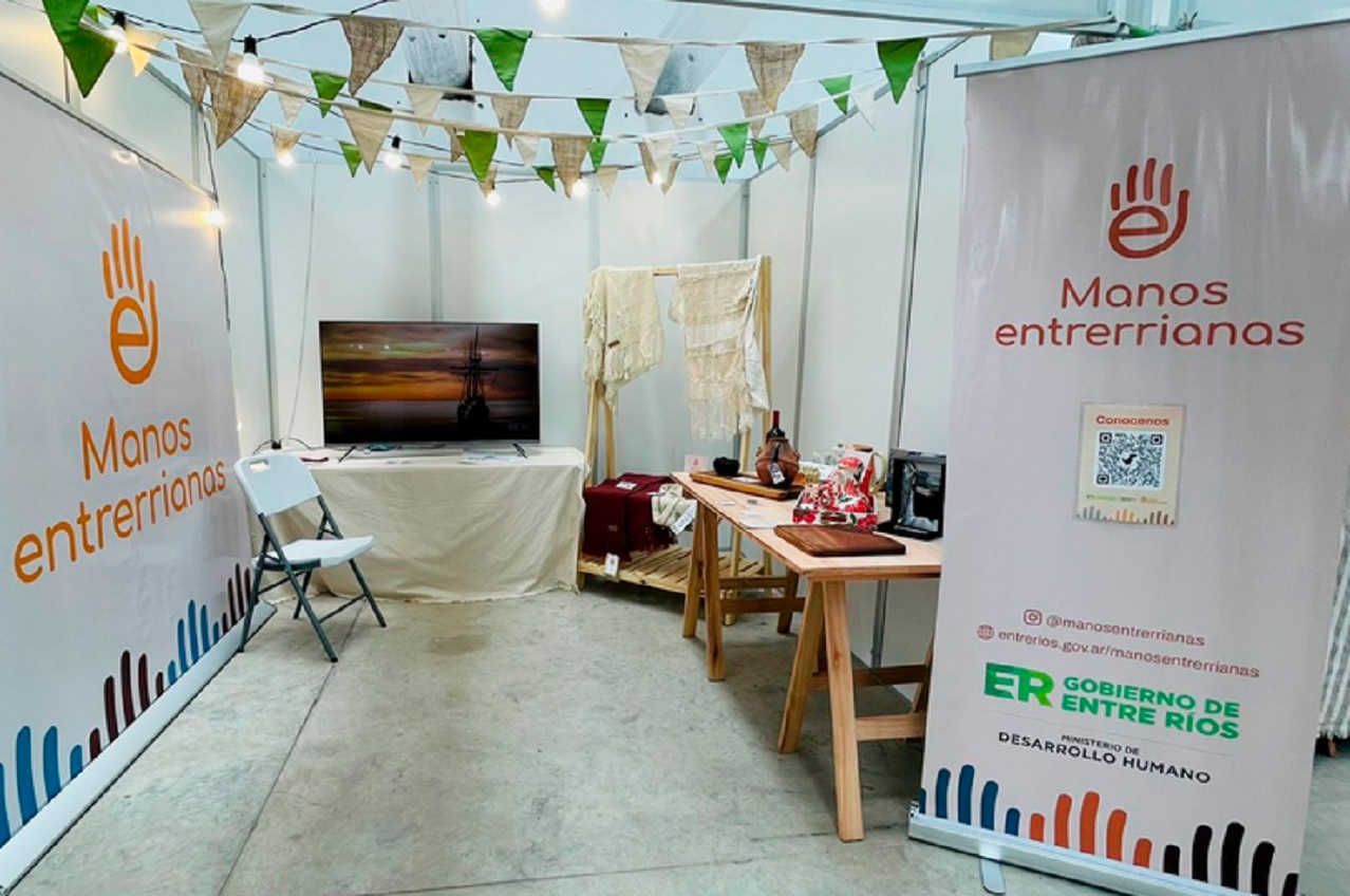 Manos Entrerrianas estará presente en la 41ª Fiesta Nacional de la Artesanía en Colón