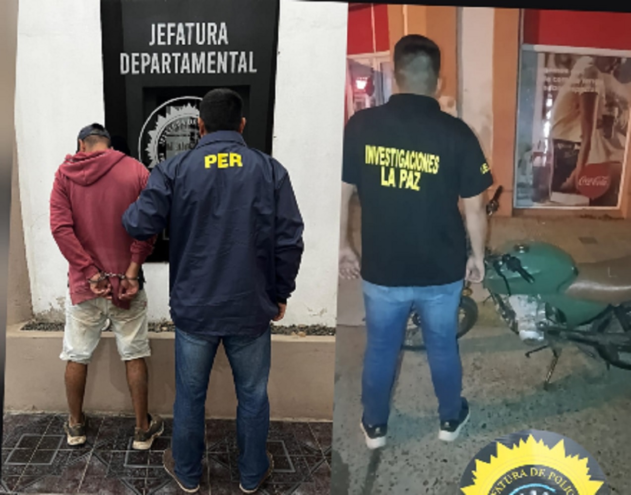 Un detenido por hurto en flagrancia en La Paz