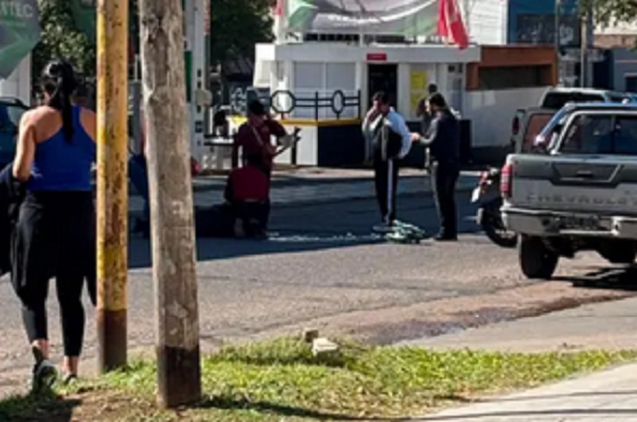 Murió el hombre que había sido atropellado por una moto frente a estación de servicio