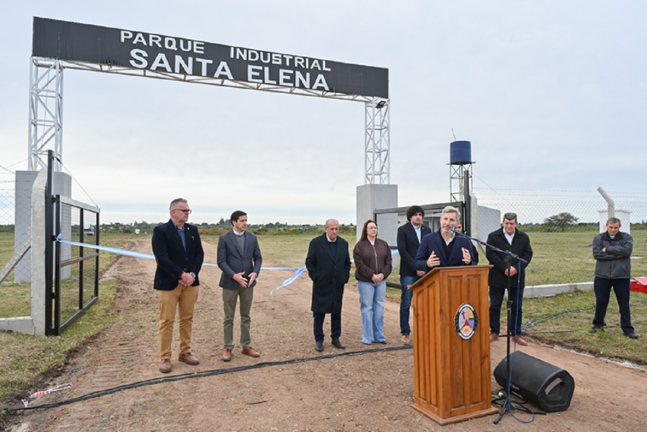 Frigerio inauguró el Parque Industrial de Santa Elena y destacó su impacto en el desarrollo productivo