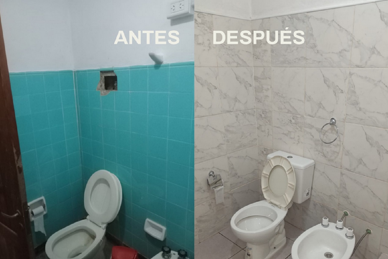 Realizan mejoras edilicias y sanitarias a una escuela rural de Villaguay