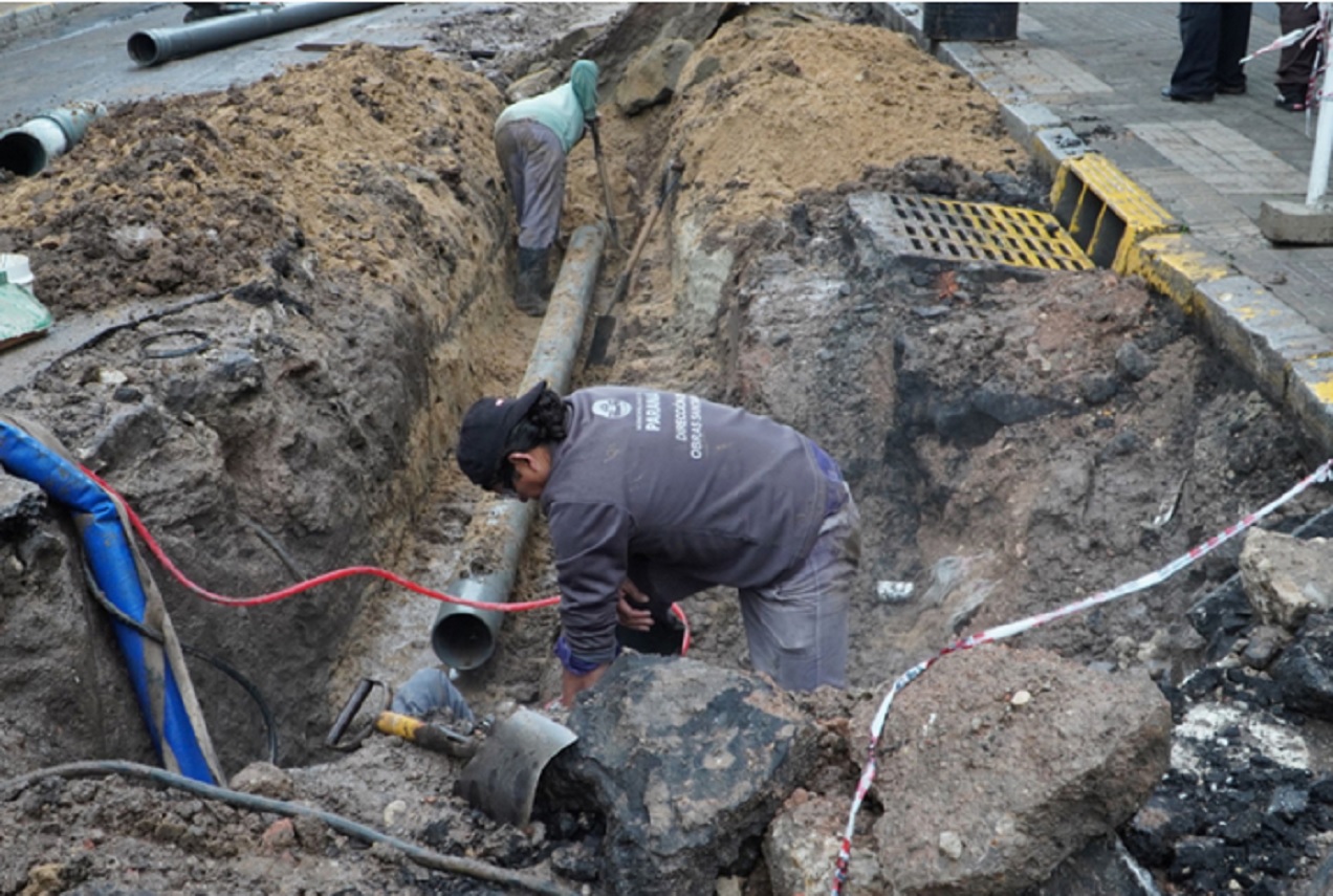 Trabajos de enlaces para optimizar el servicio de agua potable